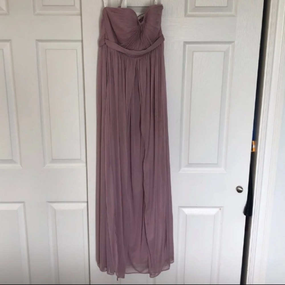 Azazie mauve/pink bridesmaid dress